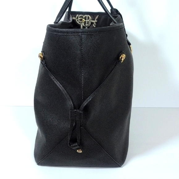 Henri Bendel Black Saffiano Leather Large Tote - Picture 5 of 14